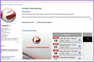 Exodus International/Gay Cure (iOS)