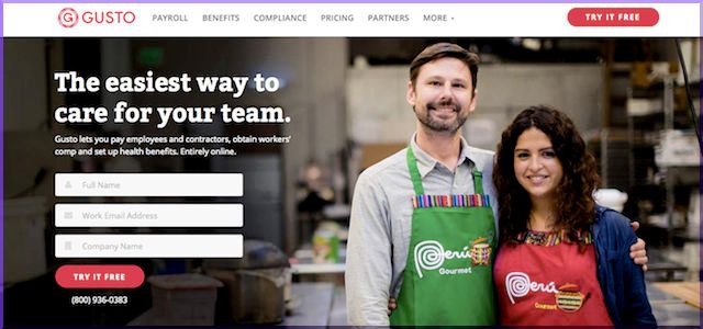 Gusto: The Best Payroll Service for Sole Proprietors or S Corp